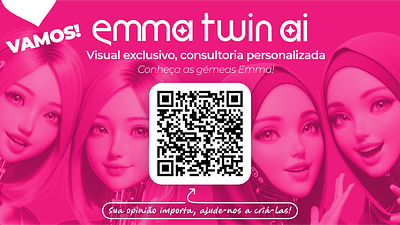 Emma Twin AI: A sua opiniao importa, ajude-nos a cria-la. twin