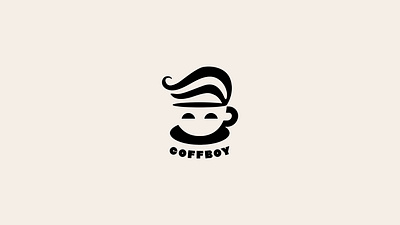 Coffee and boy logo black boy branding cafe coffee cup design girl graphic design illustration logo logofolio logotype man mark modern portfolio tea vector woman