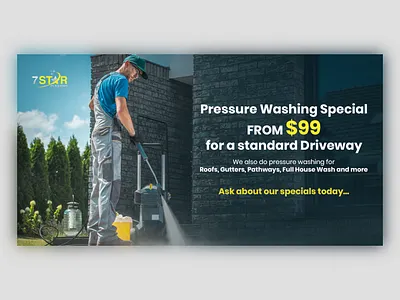 Facebook Ads | Pressure Washing | Social Media Ads ad creative ad template adobe photoshop banner ads branding design facebook ads graphic design illustrator instagram ads instagram post template instagram stories logo social media banner social media design social media pack socialmedia trendy