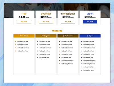 Pricing Template challanges dailyui dailyui 092 design figma freelance pricing plan ui ui design uiux user interface ux web design web template website website design