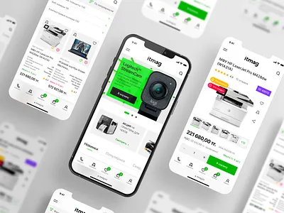 itmag interface mobile mubile app online store ui ux uxiu