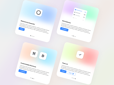 Card design for SAAS Application start tour branding card card design design graphic design illustration saas application start guide ui ux vector