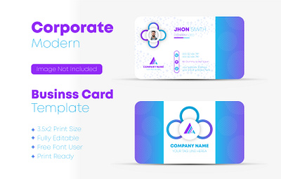Corporate and Modern Business Card Template branding design business card business card deisgn business logo card deisgn card template company design company logo corporate design corporate template creative design template gift card logo design logo design branding new card new design