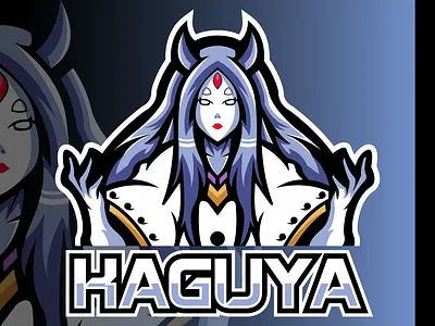 Kaguya Mascot Logo Esport 3d animation app behance branding design dribbble dubai graphic design icon illustration instagram logo motion graphics typography uae ui usa vector