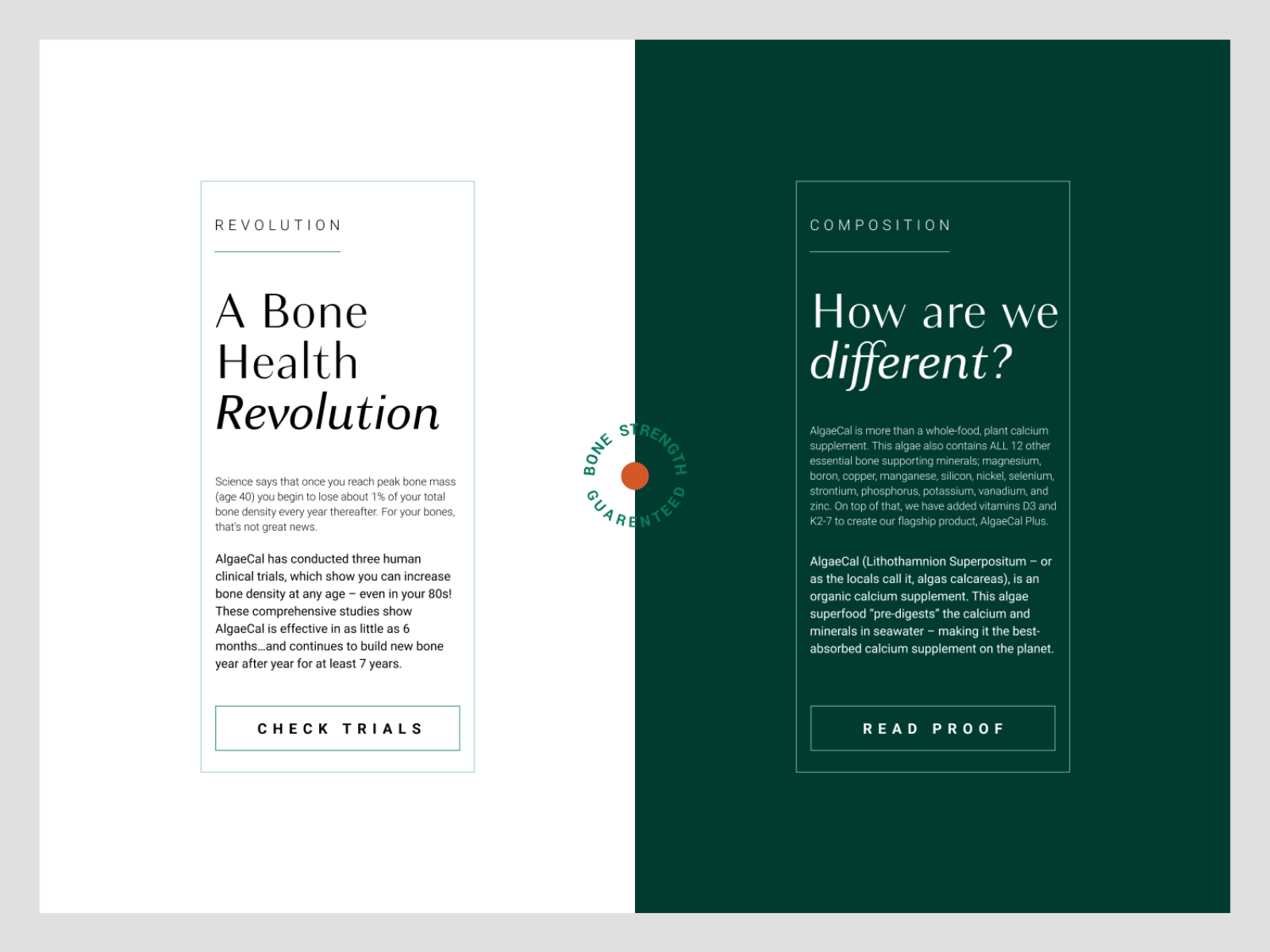 E-commerce - Calcium Supplements animation branding design flat green mobile typography ui ux
