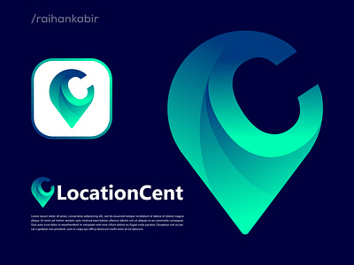Locationcent logo branding design a b c d e f g h i j k l m n app logo brand brand identity brand identity designer branding c logo creative design gradient illustration letter logo location location logo logo logo design logo designer logo mark logos o p q r s t u v w x y z