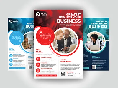 Corporate Flyer Design Template advertisement branding business co corporate design flyer graphic design marketing template