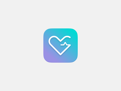 Vestel VFit+ App Logo app logo applogo design healthapp ioslogo logo mobileapp