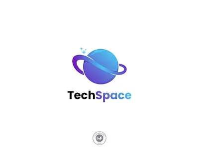 Tech Space logo apparel internet space tech
