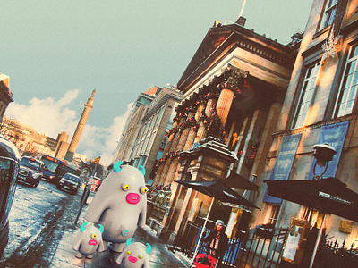 Christmas shopping 3d character character design creatures illustration monsters