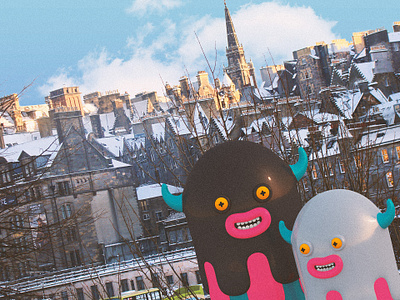 Photobombing 3d character character design creatures illustration monsters