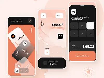 Shares sales Mobile app design mobile app portfolio app shares shares app ui ui design uiux ux design