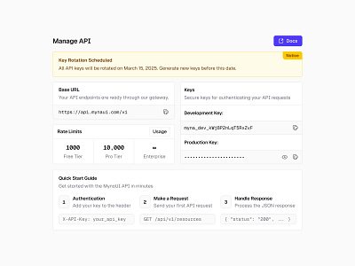 API Panel 🚀 alert alerts button design input minimal saas ui web design