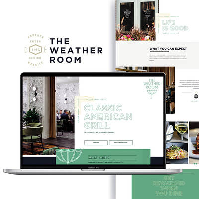 The Weather Room Website Design graphic design ux web design