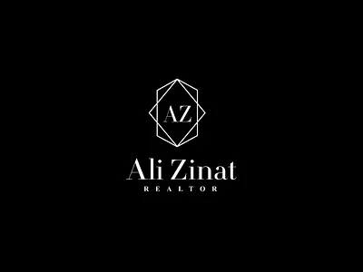 Ali Zinat Jewelry and beauty logo beauty industry branding design elegant logo graphic design illustration logo logo design timeless logo design visual identity