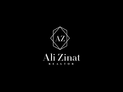 Ali Zinat Jewelry and beauty logo beauty industry branding design elegant logo graphic design illustration logo logo design timeless logo design visual identity