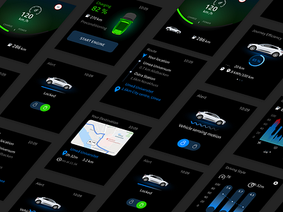 Jaguar I pace app apple watch automotive ui ux
