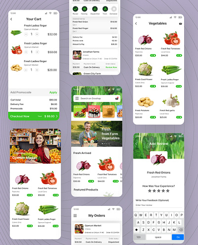 Vegetables Delivery Mobile app Design clean clean design design graphic design illustration logo photoshop ui user experience user research userinterface ux vector