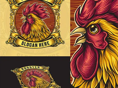 Rooster vintage animal illustration chicken design graphic design illustration logo rooster roosters vector