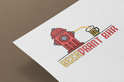 Beerdrant Bar Logo branding design graphic design illustration logo vector