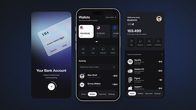 Online Bank app bank design graphic design online bank ui ux