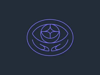 Boho Rebellion branding eye hands logo