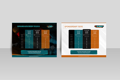 SPONSORSHIP TIERS FLYER DESIGN branding creative design design inspiration flyer design genius graphic design graphic designer luxury flyer design