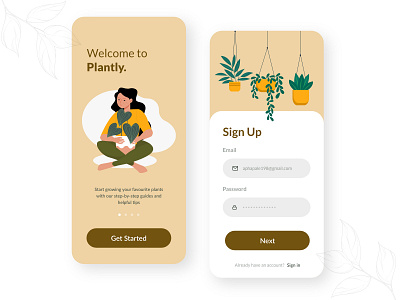 Daily UI 01 - Sign Up Screen app scrren branding design graphic design illustration sign up page ui vector