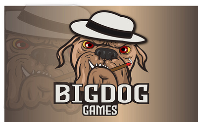 Big Dog Games adobe illustrator cartoon character graphic design illustration logo logo character logo designer mascot logo mascot logo creator mascot lover vector art vector illustration