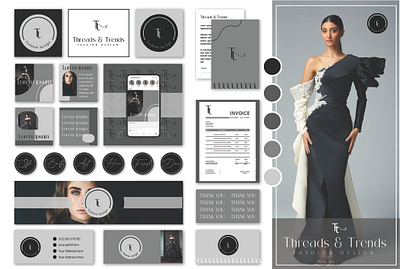 Brand Identity KIT branding brandingkit comapany logo graphic design logo design minimalist logo signaturelogo socialmediakit