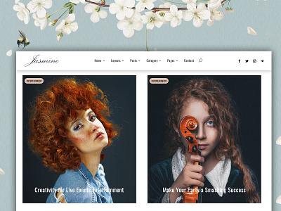 Jasmine – Divi Child Theme divi divi child theme divi theme personal blog