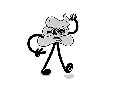 Kúkalabbi cartoon character character design design digital art fun graphic design iceland icelandic illustration procreate vector