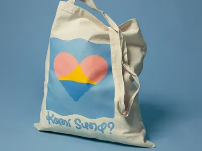 Komí sund? branding cartoon character character design design digital art graphic design illustration pool print swimming tote bag vector