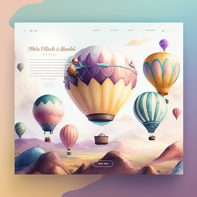 Balon website 3d animation graphic design logo motion graphics ui