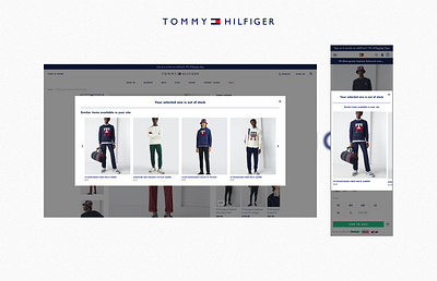 Popup for similar items branding design ui ux web website website design