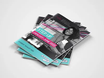 Girls Talk London Student Toolkit Brochure graphic design typography