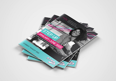 Girls Talk London Student Toolkit Brochure graphic design typography