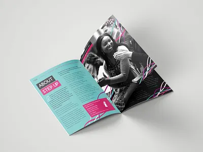 Girls Talk London Student Toolkit Brochure graphic design typography