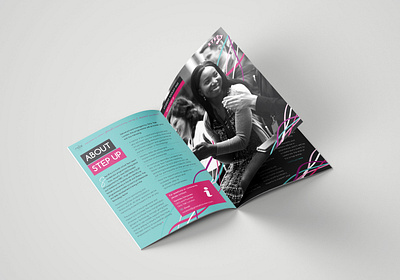 Girls Talk London Student Toolkit Brochure graphic design typography