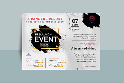 Prelaunch Event Invitation Poster flyer design two variations high end custom ebook design