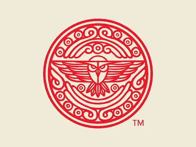 OG Design Co. Logo Seal Update aztec bird branding design freelance freelancing graphic design graphic design logo logos mark mexico nahuatl og design co ogdc owl san diego tecolote vector