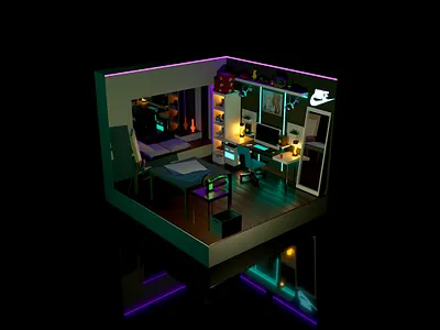 My future workshop 3d 3dart art cinema4d design graphic design jordan jordans lowpoly nike style workshop