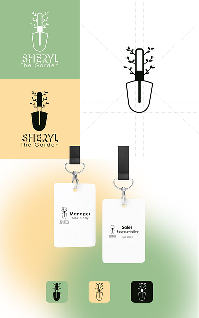 Sheryl the Garden app branding design garden gardening graphic design illustration logo presentation typography ui ux vector