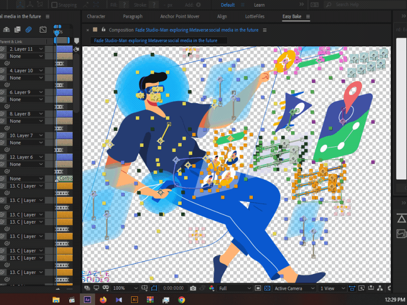 Metaverse social media Lottie File JSON animation 3d animation app branding code design graphic design illustration json logo lottie motion graphics rive svg typography ui ux vector web