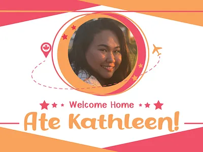 Welcome Home Banner design graphic design illustration vector