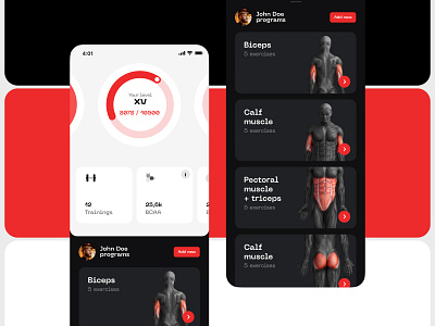 Amino sports app app design ios mobile ui uidesign ux