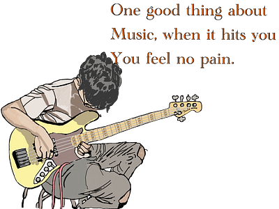 Music heals the soul 3d animation art branding design digital graphic design guitar logo motion graphics music