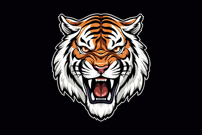 Tiger logo animation graphic design logo motion graphics ui