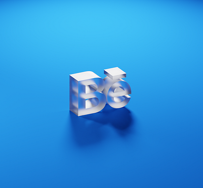 JUST A LOGO 3d 3d logo behance 3d logo behance logo blender blender 3d branding design glass logo graphic design illustration logo logo render render vector
