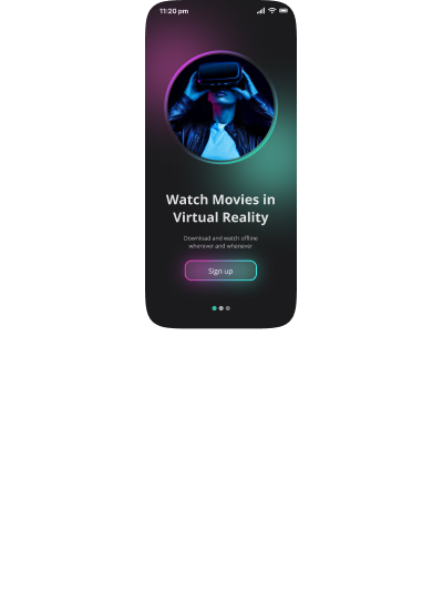 A UI design for Virtual reality application design ui virtual reality